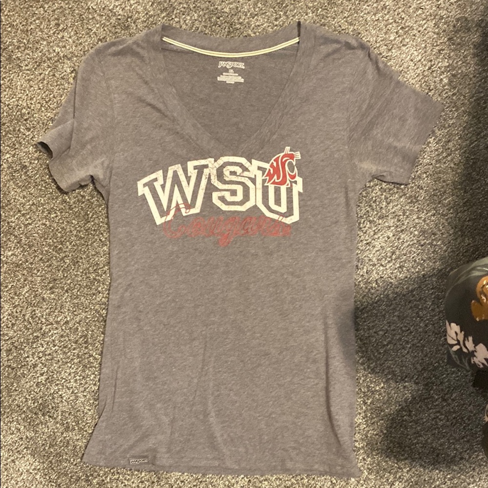 Jansport Gray WSU Short Sleeve Tee
